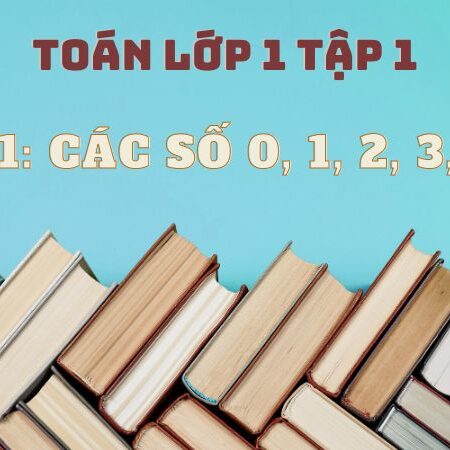 Bài 1: Các số 0, 1, 2, 3, 4, 5 – Toán Lớp 1 Tập 1 Kết Nối Tri Thức