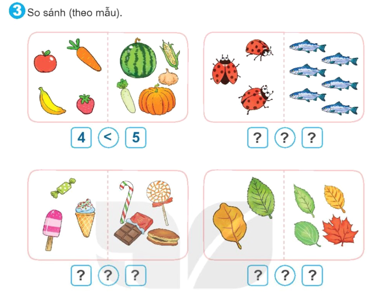 Bài số 7: Giải hoạt động câu 3 trang 27 SGK Toán 1 tập 1