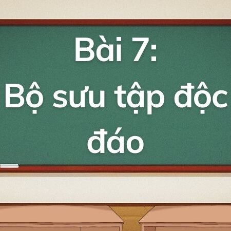 Bài 7: Bộ sưu tập độc đáo – Tiếng Việt Lớp 5 Tập 1 Kết Nối Tri Thức