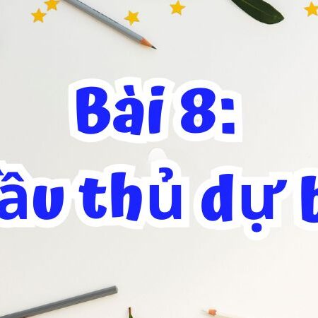 Bài 8: Cầu thủ dự bị – Tiếng Việt Lớp 2 Tập 1 Kết Nối Tri Thức