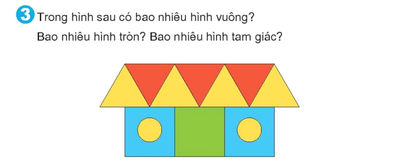 Bài số 3: Giải hoạt động câu 3 trang 47 SGK Toán 1 tập 1