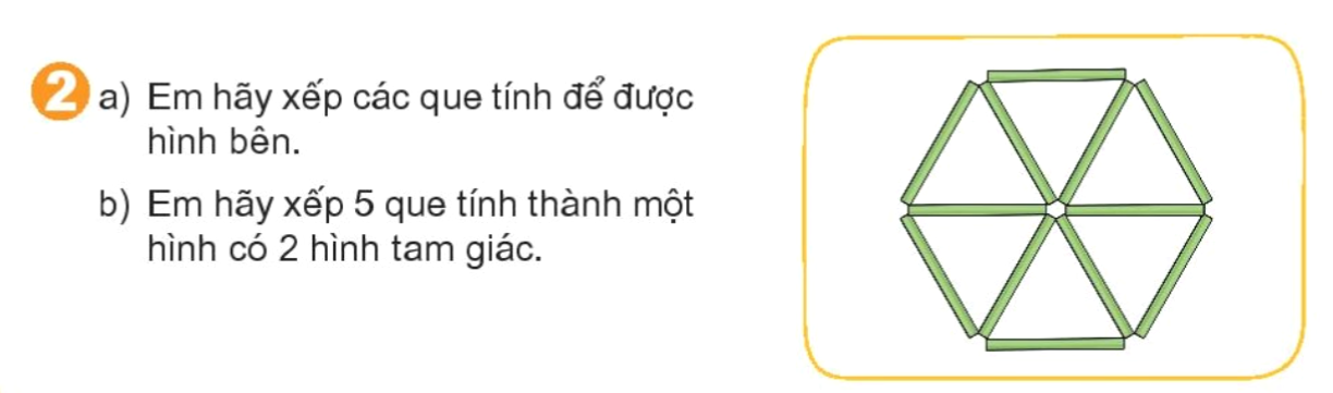 Bài số 2: Giải luyện tập câu 2 trang 54 SGK Toán 1 tập 1