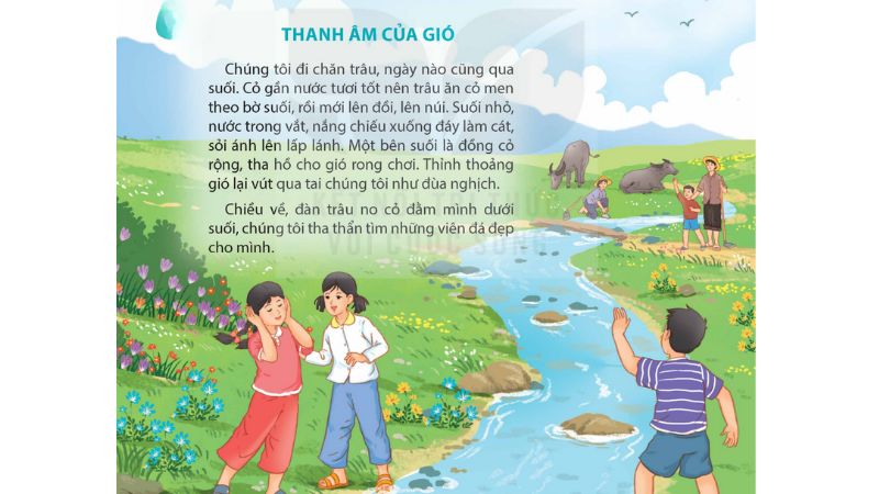 Câu 2: Đọc bài 1 thanh âm của gió 1