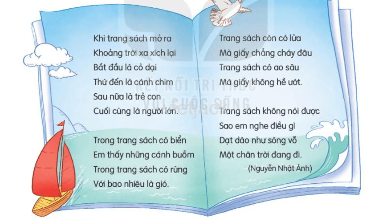 Câu 2: Đọc Bài 16: Khi trang sách mở ra