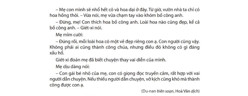 Câu 2: Đọc Bài 4: Công chúa và người dẫn chuyện 2