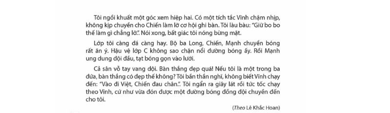 Câu 2: Đọc Bài 6: Ngôi sao sân cỏ 2