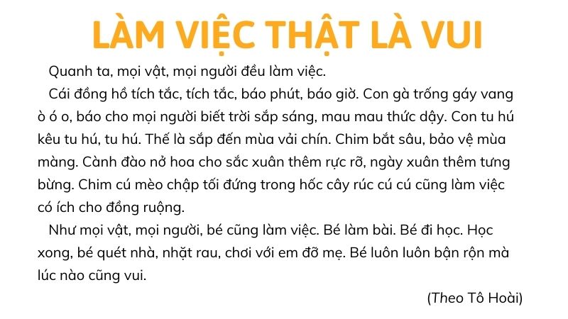 Câu 2: Đọc