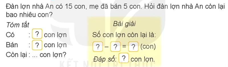 Bài số 3: Giải hoạt động trang 37 SGK Toán 2 tập 1