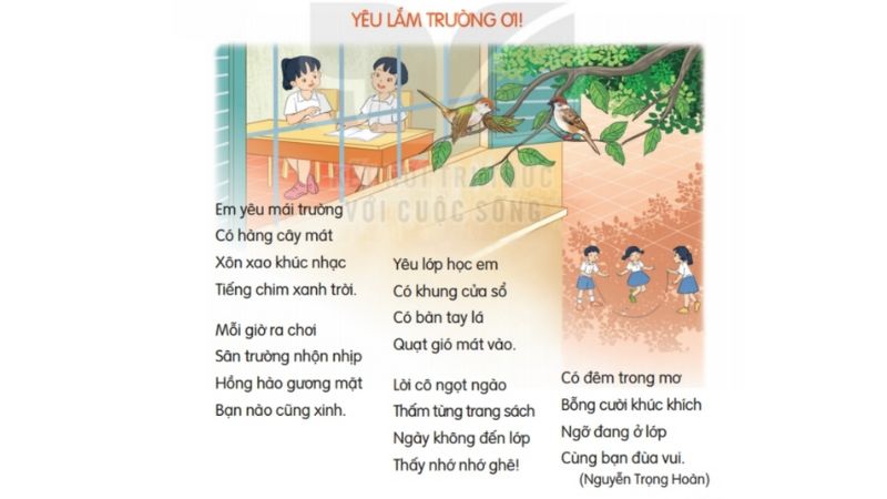 Câu 3: Đọc Bài 13: Yêu lắm trường ơi!