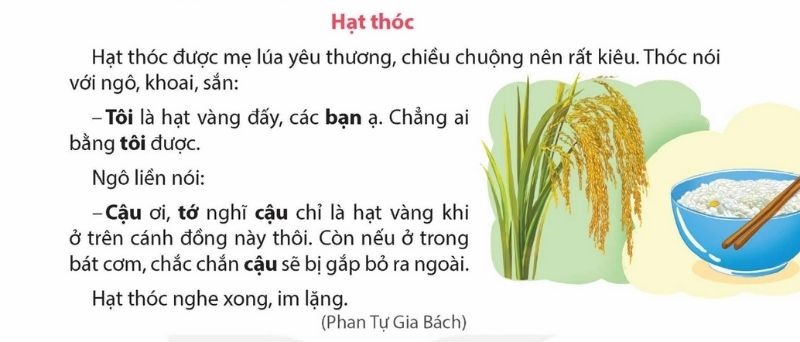 Câu 3: Đọc câu chuyện dưới đây và trả lời câu hỏi.