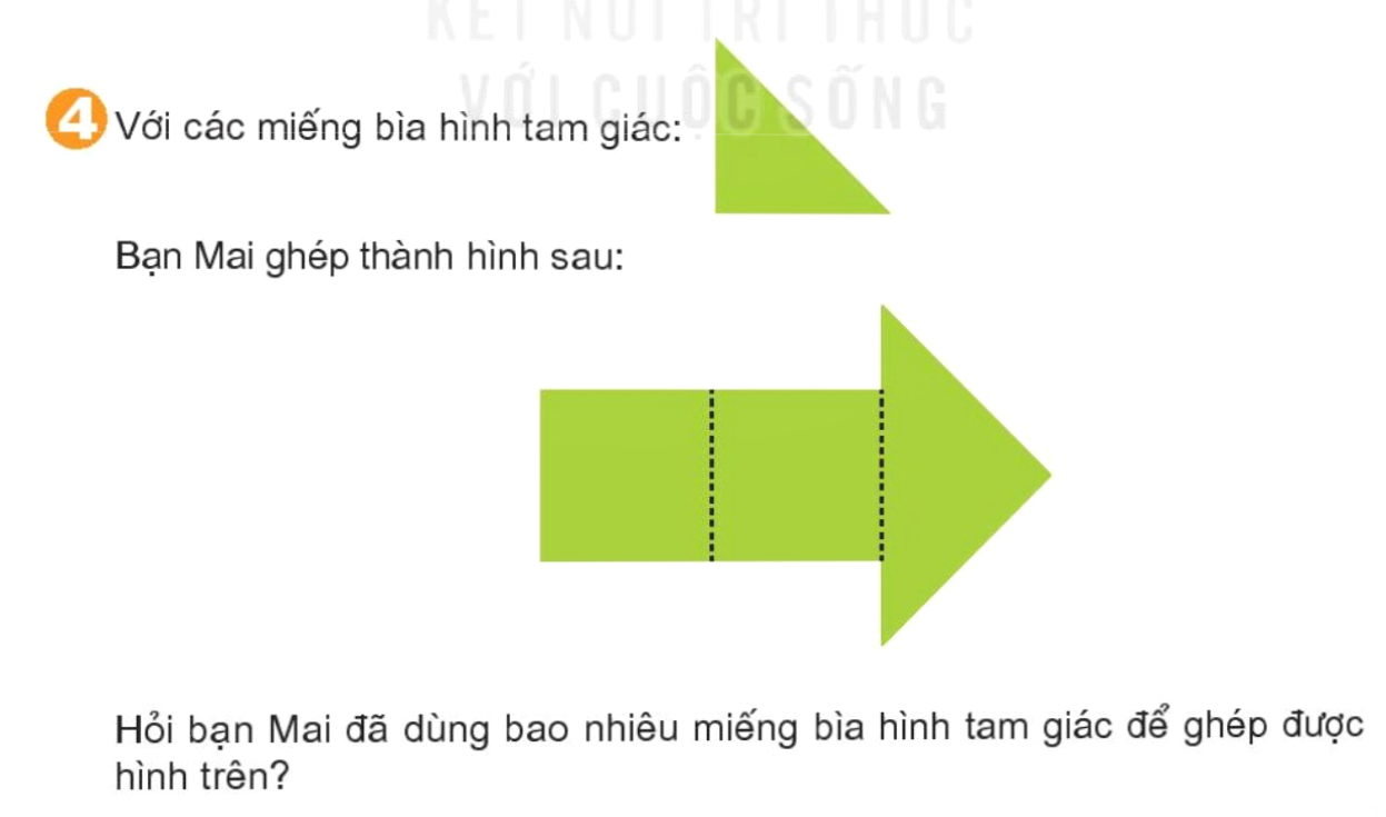 Bài số 4: Giải luyện tập câu 4 trang 55 SGK Toán 1 tập 1