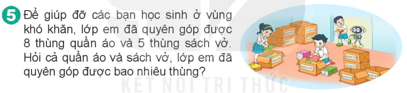 Bài số 7: Giải luyện tập câu 5 trang 30 SGK Toán 2 tập 1