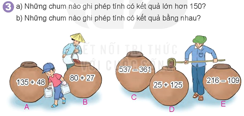 Bài số 8: Giải luyện tập câu 3 trang 10 SGK Toán 2 tập 1