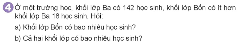 Bài số 9: Giải luyện tập câu 4 trang 10 SGK Toán 2 tập 1