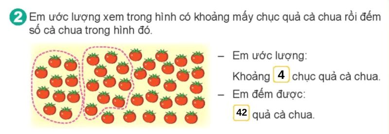 giải Bài số 10: Giải luyện tập câu 2 trang 9 SGK Toán 2 tập 1