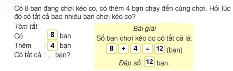 giải Bài số 2: Giải hoạt động câu 2 trang 36 SGK Toán 2 tập 1