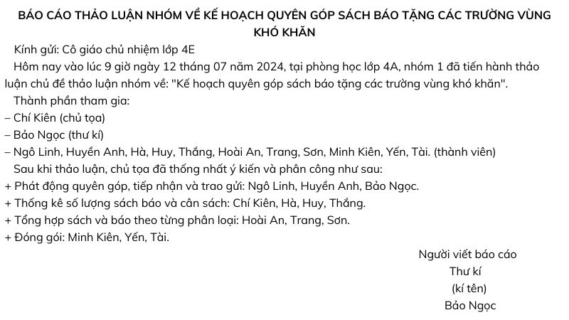 Dựa vào các ý đã ghi chép, lập dàn ý theo mẫu. trả lời