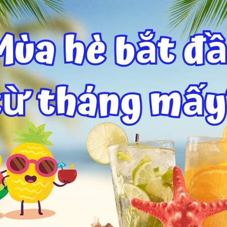 Mùa hè bắt đầu từ tháng mấy? Những hoạt động vui chơi cho trẻ