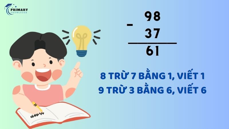 Tìm hiểu toán lớp 2 phép trừ có nhớ là gì?