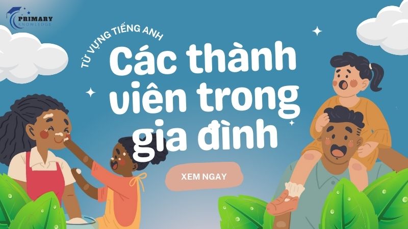  Từ vựng về các thành viên trong gia đình bằng tiếng Anh