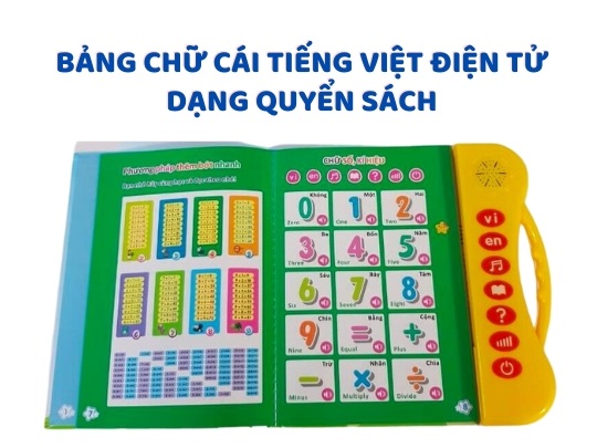 Bảng chữ cái tiếng Việt điện tử dạng quyển sách