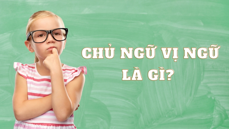 Chủ ngữ vị ngữ là gì? 