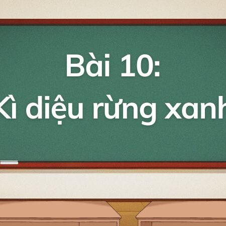 Bài 10: Kì diệu rừng xanh – Tiếng Việt Lớp 5 Tập 1 Kết Nối Tri Thức