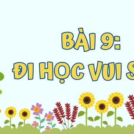 Bài 9: Đi học vui sao – Tiếng Việt Lớp 3 Tập 1 Kết Nối Tri Thức