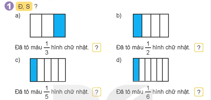 Bài số 1: Giải hoạt động câu 1 trang 43 SGK Toán 3 tập 1