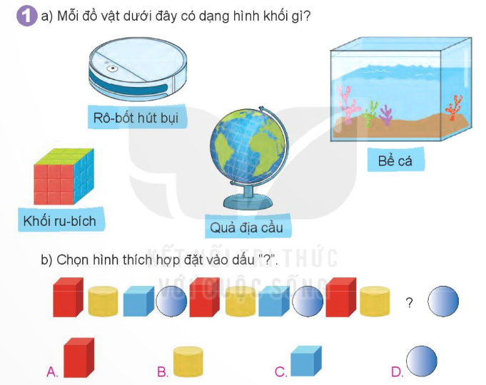 Bài số 1: Giải luyện tập câu 1 trang 21 SGK Toán 3 tập 1