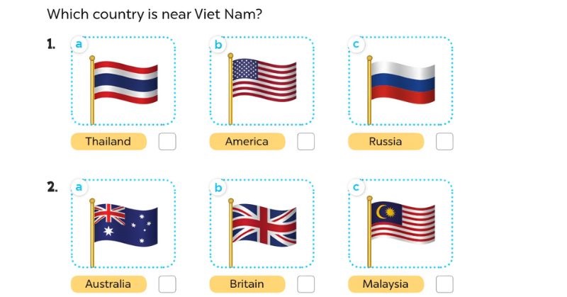 câu 1 Read the questions. Then tick the answers Extension activities