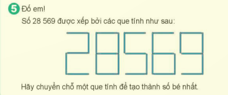 Bài số 10: Giải luyện tập câu 5 trang 8 SGK Toán 4 tập 1