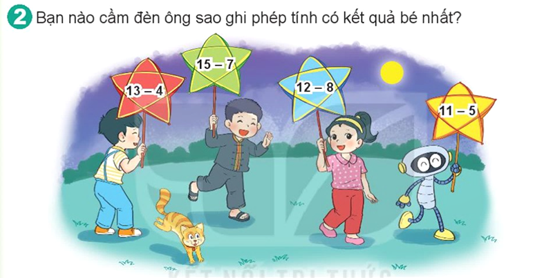 Bài số 2: Giải hoạt động câu 2 trang 48 SGK Toán 2 tập 1