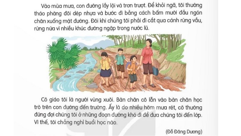 Câu 2: Đọc Bài 10: Con đường đến trường 2