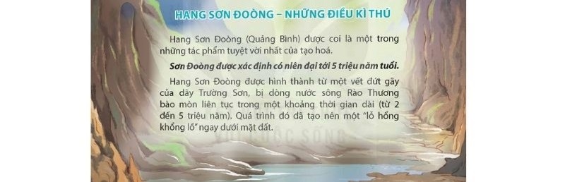 Câu 2: Đọc Bài 11: Hang Sơn Đoòng 1