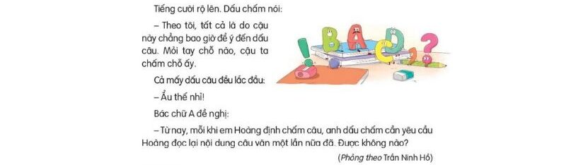 Câu 2: Đọc Bài 14: Cuộc họp của chữ viết 2