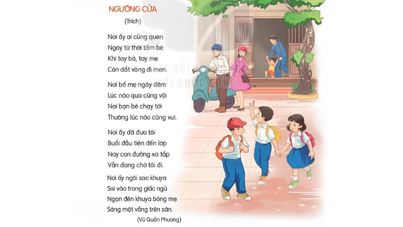 Câu 2: Đọc Bài 17: Ngưỡng cửa