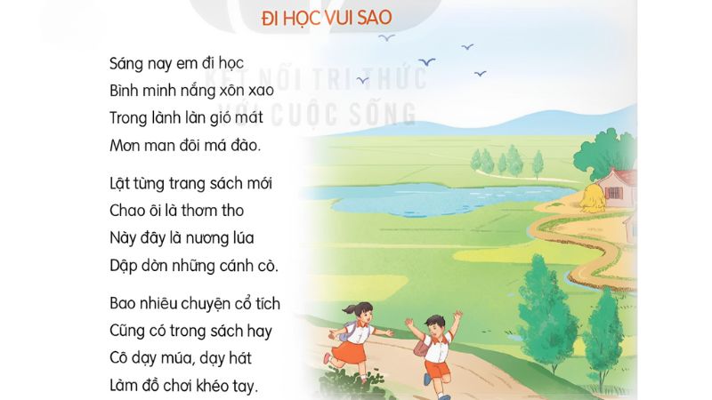 Câu 2: Đọc Bài 9: Đi học vui sao 1