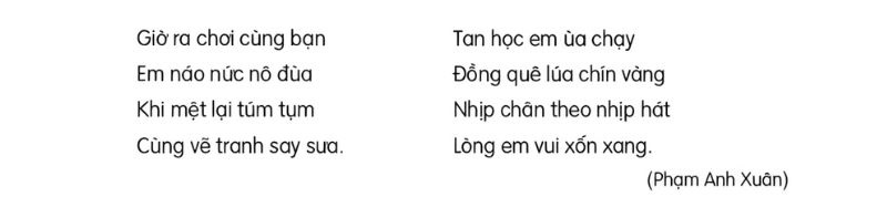 Câu 2: Đọc Bài 9: Đi học vui sao 2