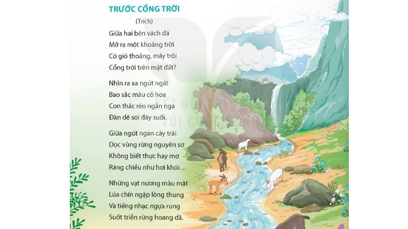 Câu 2: Đọc Bài 9: Trước cổng trời 1