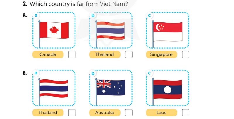 câu 2 Read the questions. Then tick the answers Extension activities