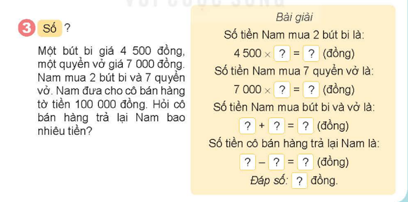 Bài số 3: Giải luyện tập câu 3 trang 29 SGK Toán 5 tập 1