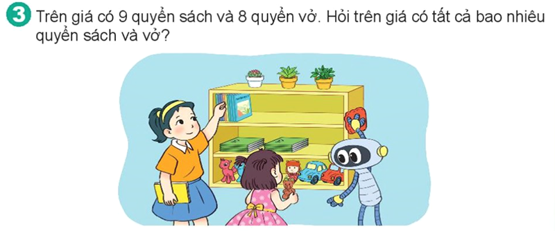 Bài số 3: Giải luyện tập câu 3 trang 53 SGK Toán 2 tập 1