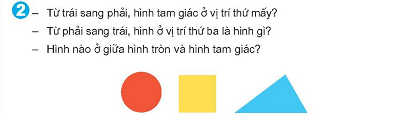 Bài số 6: Giải hoạt động câu 2 trang 98 SGK Toán 1 tập 1