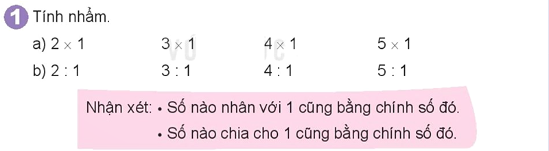 Bài số 6: Giải luyện tập câu 1 trang 25 SGK Toán 3 tập 1