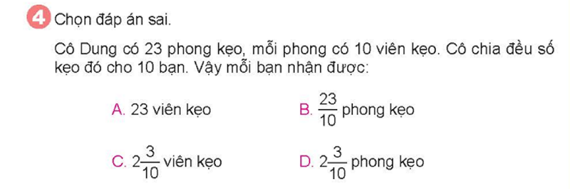 Bài số 7: Giải luyện tập câu 4 trang 25 SGK Toán 5 tập 1