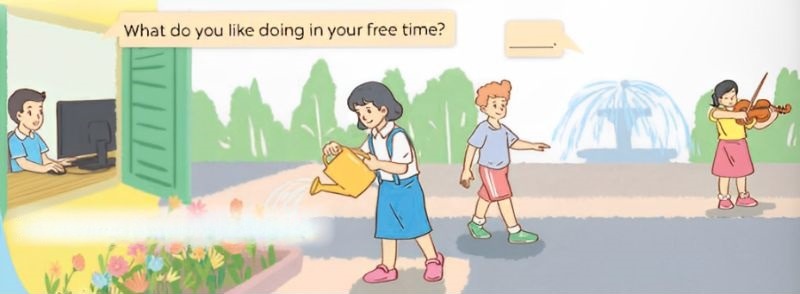 Lets talk Lesson 1 Unit 4: Our free-time activities