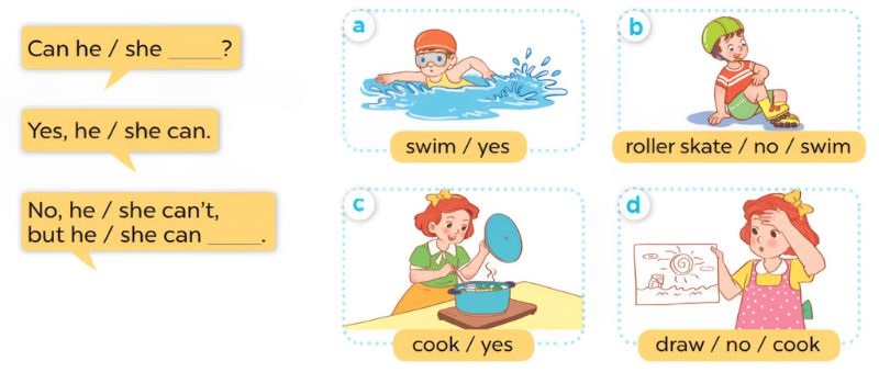 Listen, point and say Lesson 2 Unit 5: Things we can do