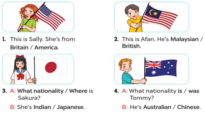 Read and circle Lesson 1 Unit 3: My foreign friends