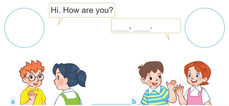 Task 2. Unit 1 lớp 3 Lesson 2: Listen, point and say